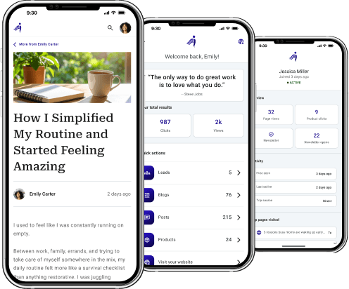 IBO Hero app screens